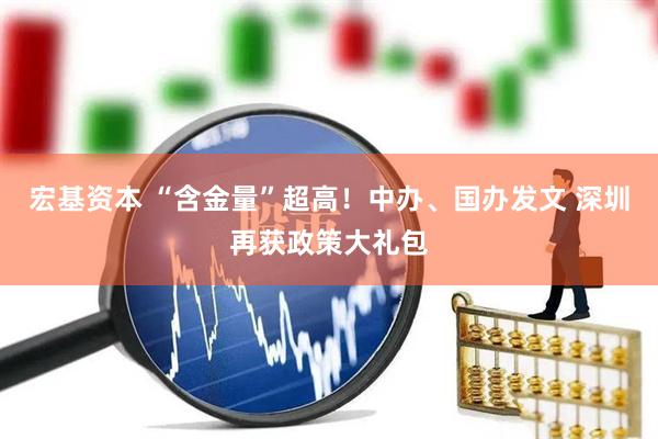宏基资本 “含金量”超高！中办、国办发文 深圳再获政策大礼包