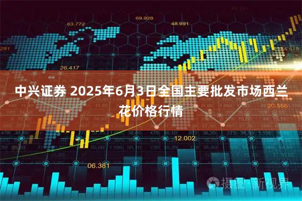 中兴证券 2025年6月3日全国主要批发市场西兰花价格行情