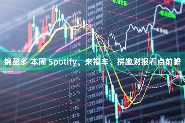 锦盈多 本周 Spotify、来福车、拼趣财报看点前瞻