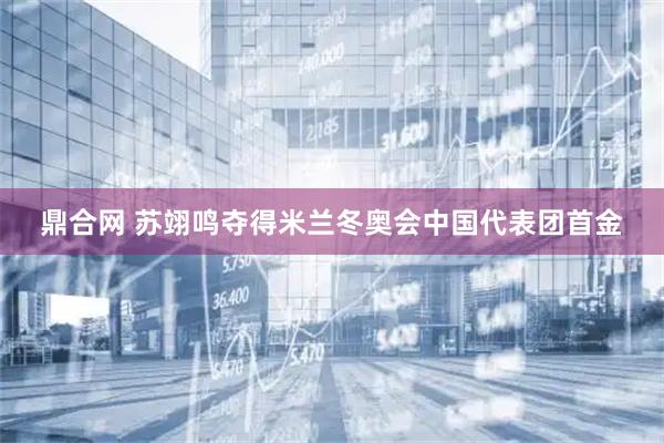鼎合网 苏翊鸣夺得米兰冬奥会中国代表团首金